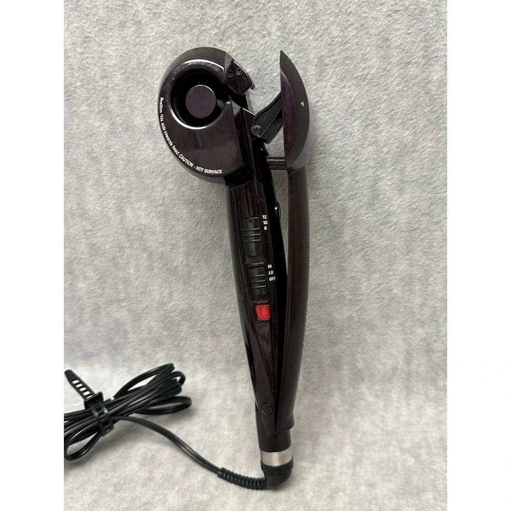 Conair‎ InfinitiPro Secret Curl Wand Purple Automatic Hair Styler CD203